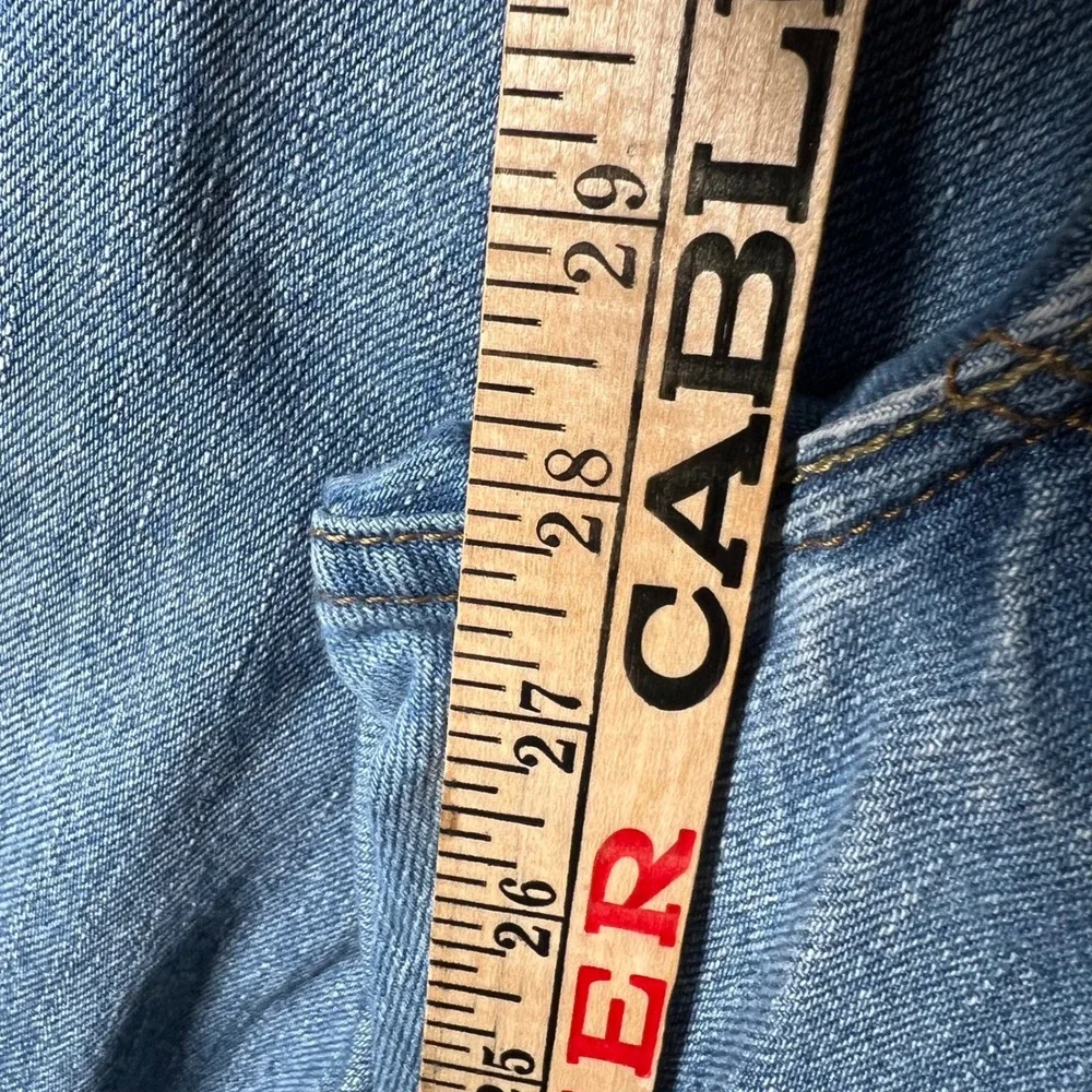 Levis 505 Regular Fit Mens Light Wash Blue Denim Jeans 38x29